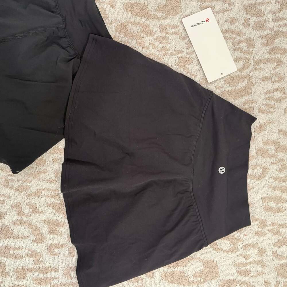 Lululemon Flutter Hem High-Rise Tennis Skirt Black - Picture 2 of 3